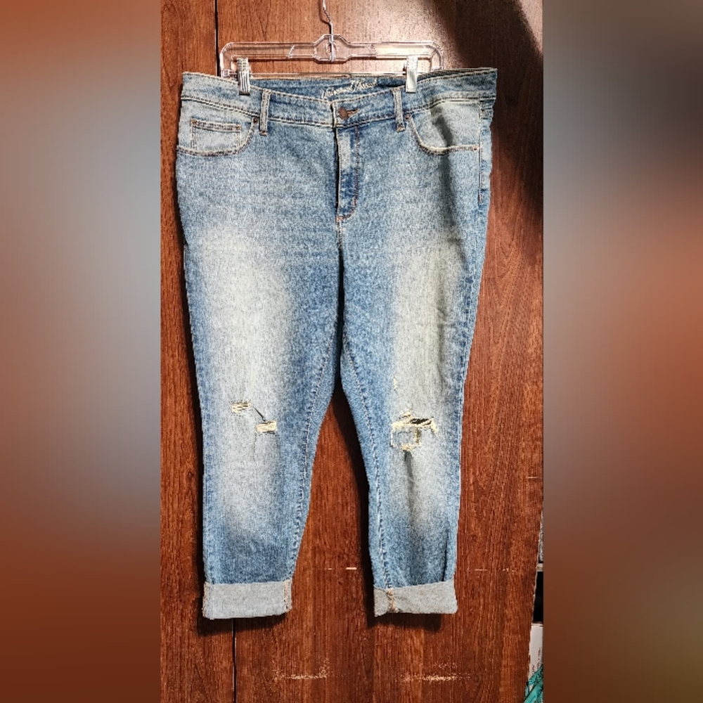 Skinny cropped jeans